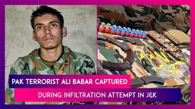 Pak Terrorist Ali Babar Captured During Infiltration Attempt In J&K, Admits Help By ISI
