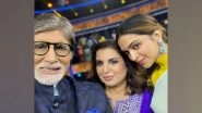 Entertainment News | Farah Khan Shares Picture with Big B, Deepika Padukone from the Sets of 'KBC'