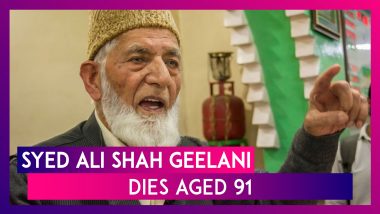 Syed Ali Shah Geelani, Kashmir's Former Hurriyat Leader, Dies Aged 91