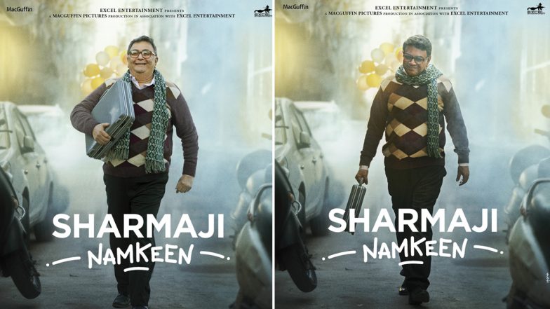 Sharmaji Namkeen: Farhan Akhtar Unveils the First Look Poster of Rishi Kapoor’s Last Movie on His 69th Birth Anniversary!