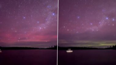 Aurora Australis Shimmers And Puts On Stunning Magnetospheric Light Show Over Australia's Tasmania