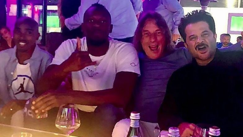 Anil Kapoor Parties With Olympic Legends Usain Bolt, Hussein Mo Farah and These Happy Pictures Are Proof!