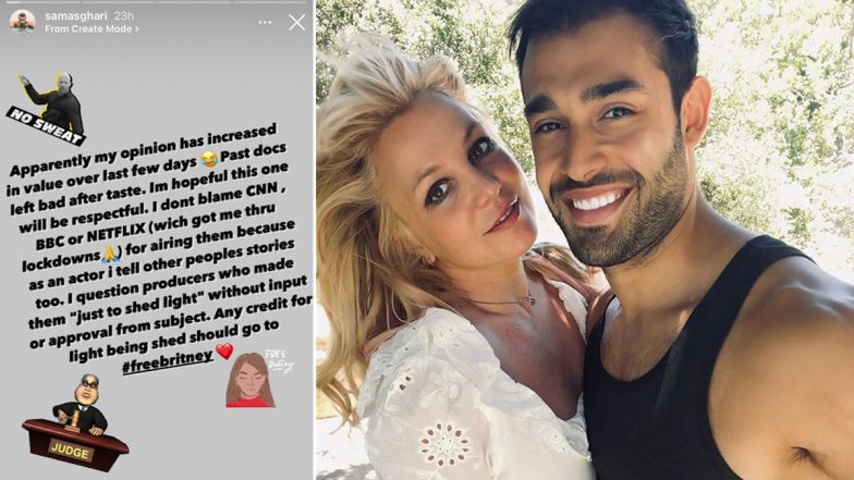 Britney Spears’ Fiance Sam Asghari Slams Conservatorship Documentaries, Says ‘Past Docs Left a Bad After Taste’