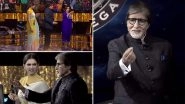 KBC 13: Amitabh Bachchan Recreates &lsquo;Ek Chutki Sindoor&rsquo; Scene; Deepika Padukone and Farah Khan Teach Him How To Nail It! (Watch Video)