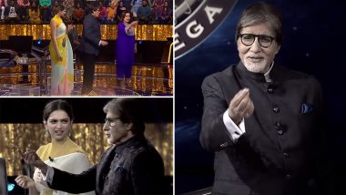 KBC 13: Amitabh Bachchan Recreates ‘Ek Chutki Sindoor’ Scene; Deepika Padukone and Farah Khan Teach Him How To Nail It! (Watch Video)