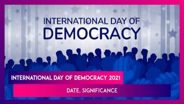 International Day Of Democracy: Date, Significance Of The Day Celebrated On September 15