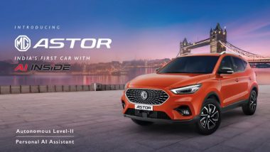 MG Astor Mid-Size SUV Officially Revealed, India Launch This Festive Season