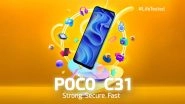 Poco C31 India Launch Scheduled for September 30, 2021; Teased on Flipkart