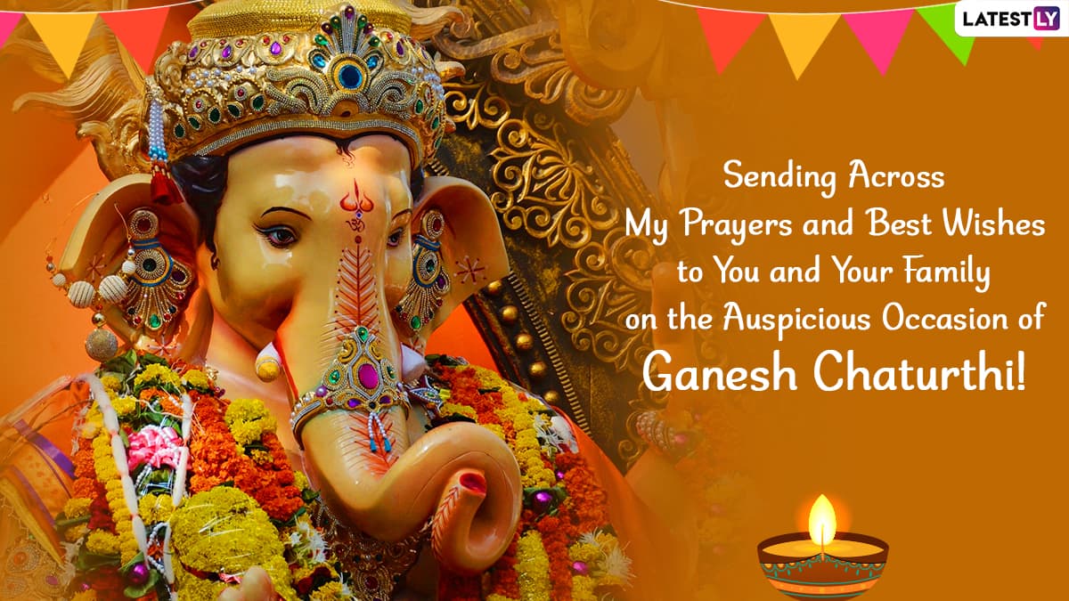 Happy Ganesh Chaturthi 2021 Greetings & HD Photos: Latest Vinayaka ...