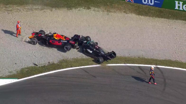 Lewis Hamilton, Max Verstappen Collision: Netizens React After Crash at Italian Grand Prix 2021