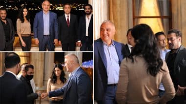 Salman Khan, Katrina Kaif Meet Turkish Minister for Lunch After Their Upcoming Spy-Thriller Tiger 3 Shoot (View Pics)