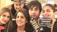 On Ranbir Kapoor&rsquo;s 39th Birthday, Mother Neetu Kapoor Wishes Her &lsquo;Heartbeat&rsquo; With a Cute Family Picture!