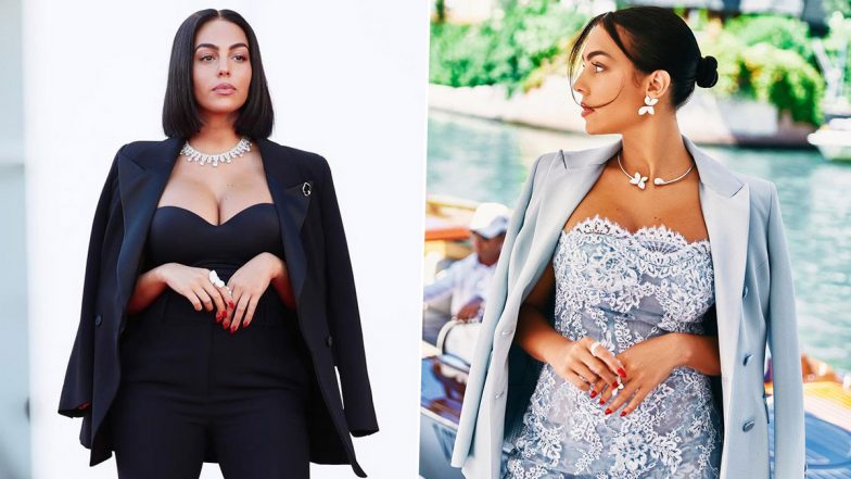 Cristiano Ronaldo’s Girlfriend Georgina Rodriguez Looks Gorgeous In Voguish Outfits As She Attends Venice Film Festival, See Photos