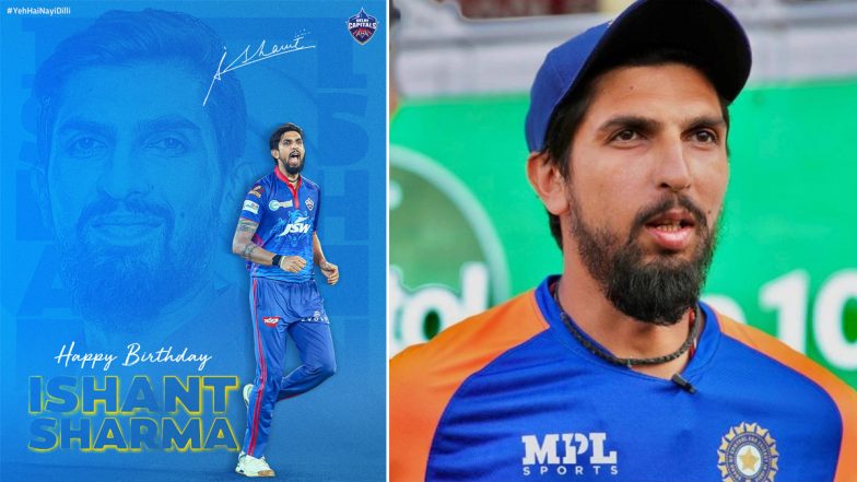 Ishant Sharma Turns 33: Delhi Capitals Wish Star Pacer On His Birthday