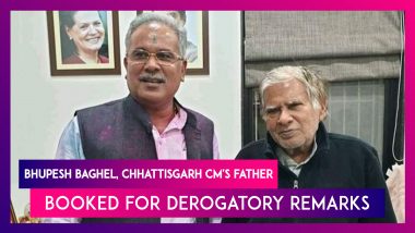 Bhupesh Baghel, Chhattisgarh CM's Father Booked For Derogatory Remarks