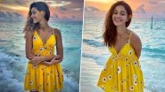 Ananya Panday Radiates Charm While Posing During the Sunset! Have a Look at Her Glamorous Holiday Picture