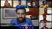 Virat Kohli, Rohit Sharma and Other Indian Stars Participate in &lsquo;Dream Call&rsquo; Ahead of IPL 2021 Resumption (Watch Video)