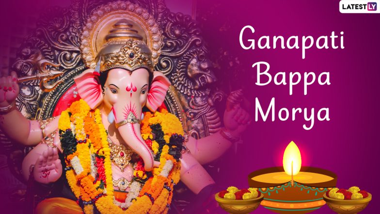 Ganesh Visarjan 2022 Images for 7 Days Ganpati: Share Slogans, WhatsApp Messages, Banners and HD Wallpapers With Loved Ones