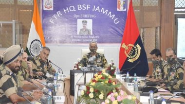 India News | BSF DG on 2-day Visit to Jammu Frontier Takes Stock of Management Complexities at International Border