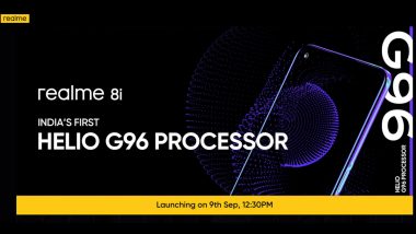 Realme 8i With Helio G95 To Be Launched in India on September 9, 2021