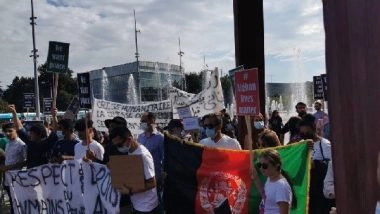 World News | Afghan Crisis: Scores March in Geneva; Call Swiss Govt to Not Recognise Taliban