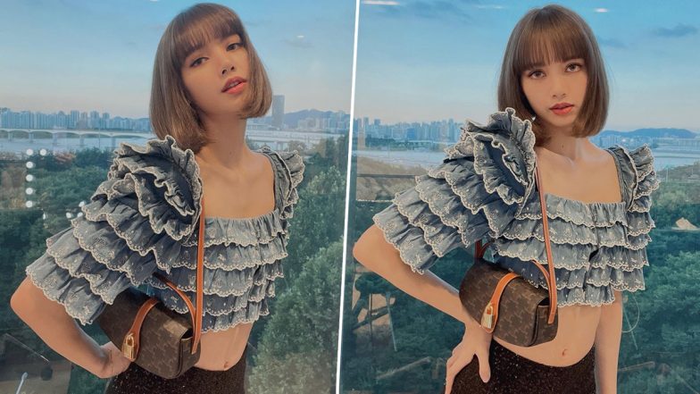 BLACKPINK’s Lisa Radiates Absolute Charm in Her Ruffled Crop Top! Check ...