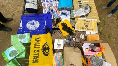 India News | Punjab Police Busts Module Set Up by Unlawful Association Sikhs for Justice, Arrests Three Accused