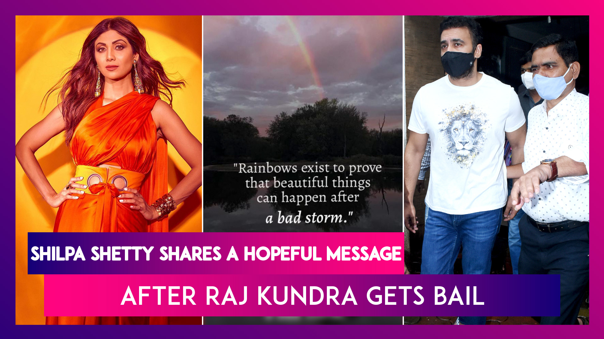 Raj Kundra Gets Bail In Porn Films Racket Case, Shilpa Shetty Shares  Message On Social Media | ðŸ“¹ Watch Videos From LatestLY