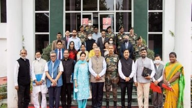 India News | Parliamentary Committee Visits Chinar Corps in J-K's Srinagar