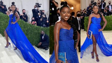 Amanda Gorman Wears Statue of Liberty-Inspired Blue Vera Wang Gown to Met Gala 2021 (View Pics)