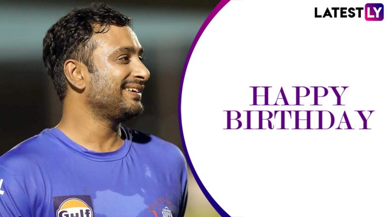 Happy Birthday Ambati Rayudu: CSK and BCCI Offer Special Wishes to the Star Player Who Turns 36 Today