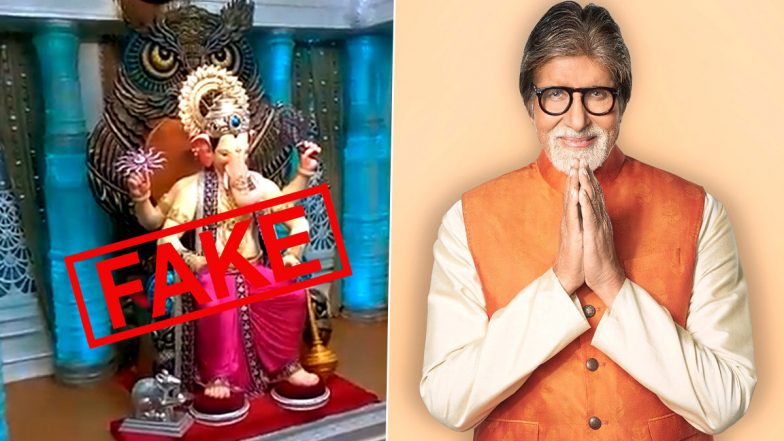 Amitabh Bachchan Shares 2016's Video of Lalbaugcha Raja, Fans Confuse it as Recent Glimpse of Mumbai's Iconic Ganpati Idol
