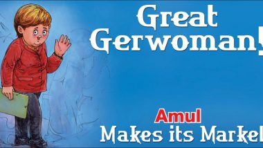 Amul Releases New Topical Featuring Angela Merkel After Her Retirement From the Post of German Chancellor (See Pic)