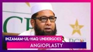 Inzamam-ul-Haq Suffers Cardiac Arrest, Undergoes Angioplasty