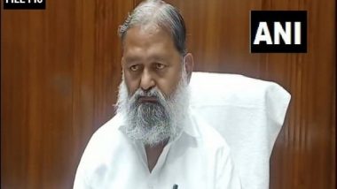India News | Haryana Home Minister Anil Vij Admitted to AIIMS Delhi Due to Post-Covid Complications