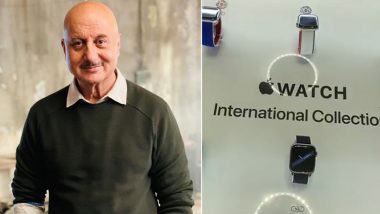 It’s a Rotten ‘Apple’ for Anupam Kher After Actor is Disappointed with India’s Exclusion From the Brand’s Latest Watch Range (Watch Video)