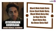 Ayushmann Khurrana Birthday: From Meri Pyaari Bindu to Shubh Mangal Zyada Saavdhan &ndash; Popular Movie Dialogues of the National Award-Winning Actor!
