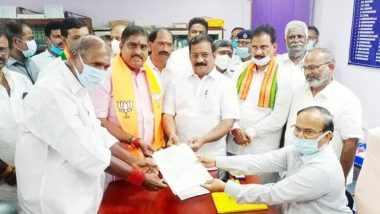 BJP Nominee S Selvaganapathy Elected to Rajya Sabha Seat from Puducherry without Contest