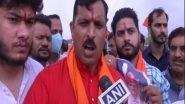 India News | J-K: Bajrang Dal Holds Protest in Jammu Demanding Public Holiday on Maharaja Hari Singh's Birthday