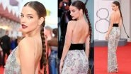 Barbara Palvin Looks Sensational in Armani Priv&eacute; SS21 Couture Attending Dune Premiere at Venice Film Festival 2021 (View Pics)