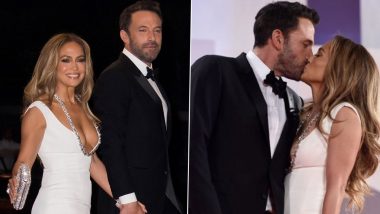 Ben Affleck and Jennifer Lopez Share a Steamy Kiss on the Red Carpet of Venice Film Festival (View Pics)