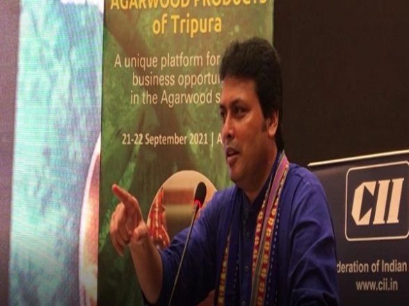 Tripura CM Biplab Kumar Deb Hails PM Narendra Modi for Development Work in North-Eastern States