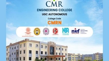 Business News | CMR Engineering College Offers Courses in Novel Emerging Technologies for Which Admissions Are Opening for the Year 2021