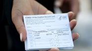 US Customs and Border Protection Seize Fake COVID-19 Vaccine Cards Shipped from China