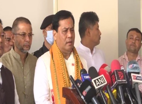 India News | Rajya Sabha Bypolls: Union Minister Sarbananda Sonowal Files Nomination from Assam