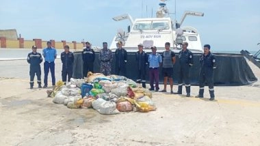India News | Indian Coast Guard Seizes Two Tonnes of Sea Cucumber Worth Rs 8 Cr in TN's Mandapam