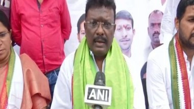 India News | Telangana Congress Stages Protest, Demands That State Govt Fulfil Its Promises to Barber Community