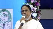 India News |  Mamata Banerjee Recites Chandi Path, Urges Durga Puja Pandal Organisers to Celebrate with COVID Norms