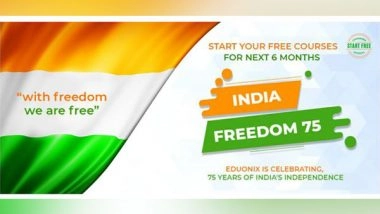 Business News | Eduonix Learning Solutions Launches The INDIA FREEDOM 75 to Empower Society