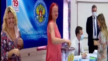 World News | Russians in Kerala Cast Votes for Russian Polls in State Capital